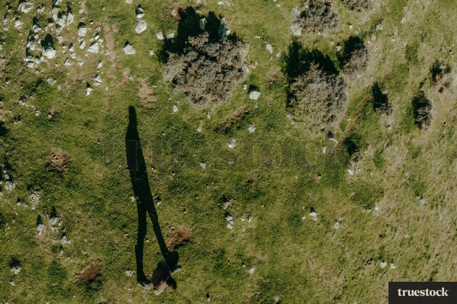 Aerial of Farmers on their Farm