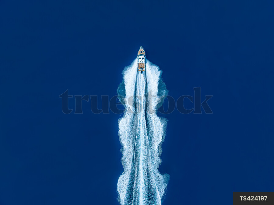 Fishing Boat in Ocean