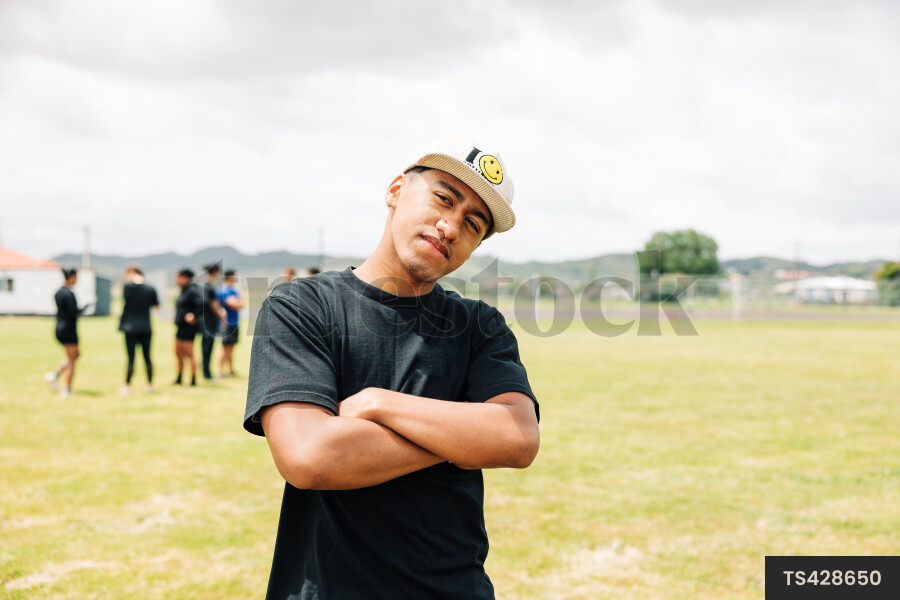 Portrait of Teen at Training