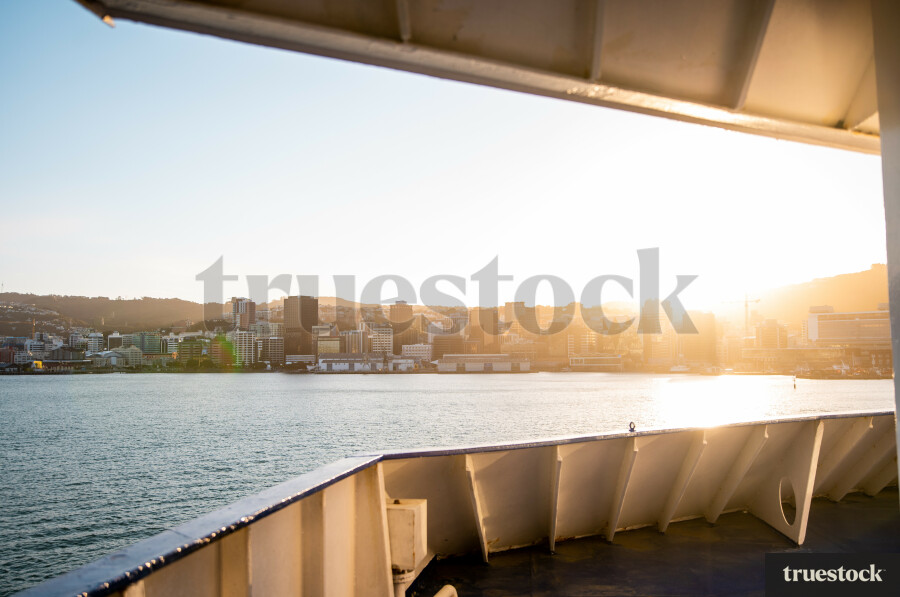 Wellington CBD view from ferry