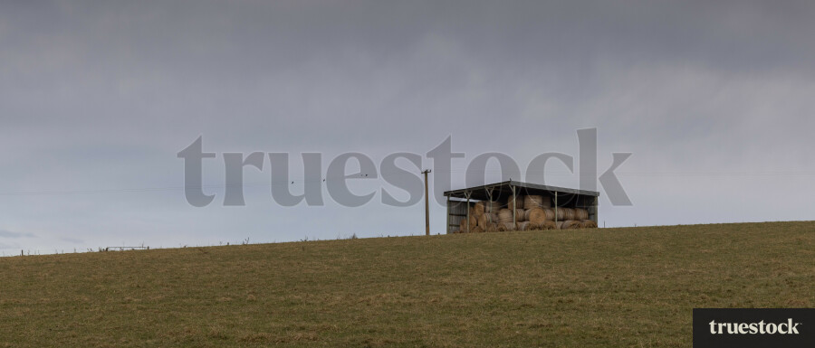 Hay Shed on Farm