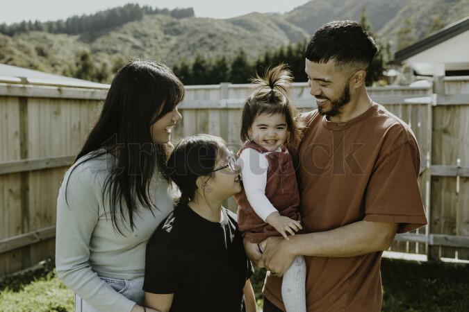 Family Photo in Backayrd