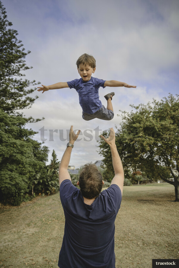 Father Playing with Son