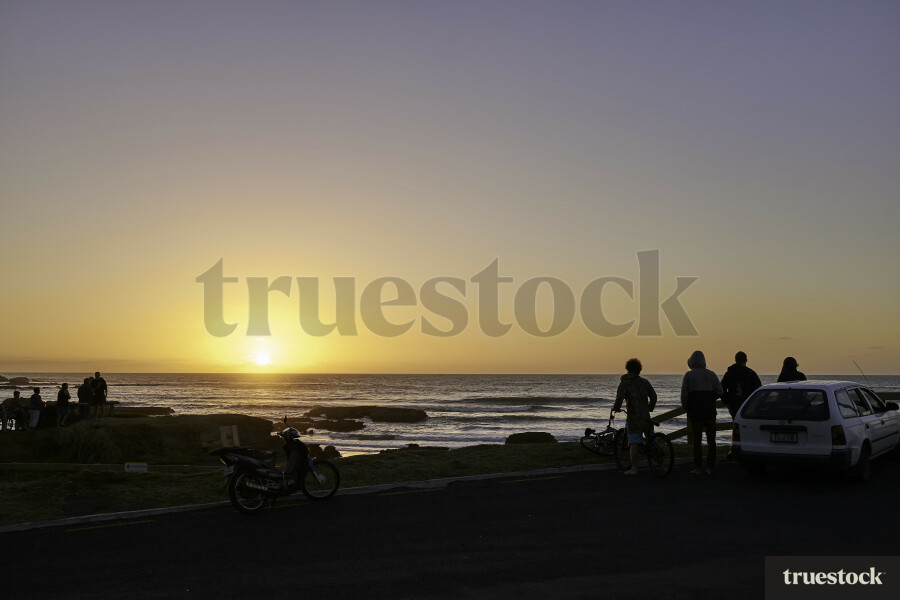 Sunset at Sunset Beach, Port Waikato