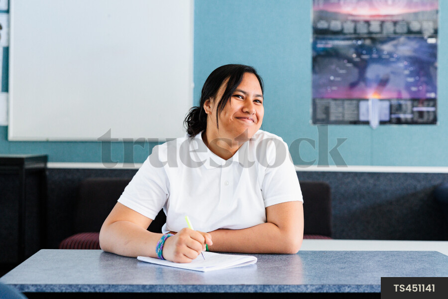 Girl at Desk