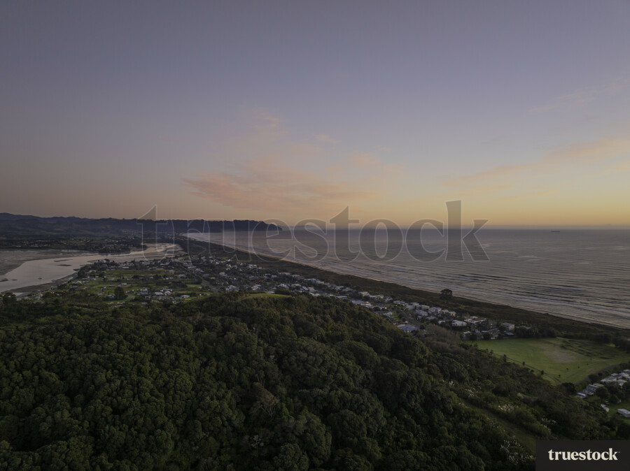 Bowentown Aerial View WIth Beach