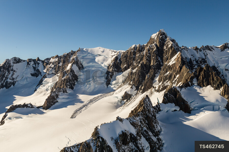 Aerial view of Aoraki Mount Cook
