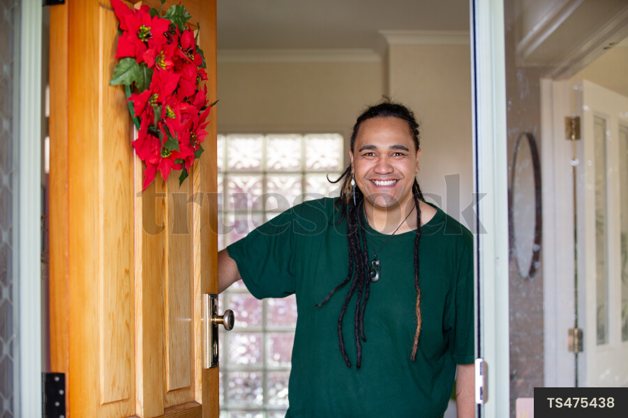 Christmas Front Door Welcome