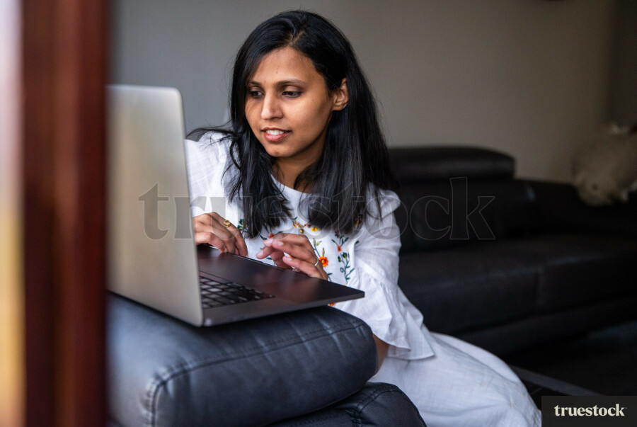 Woman on a Laptop