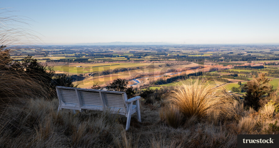 Lookout over Christchurch Farmland