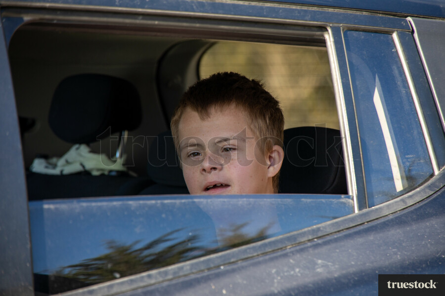 Boy in a Car