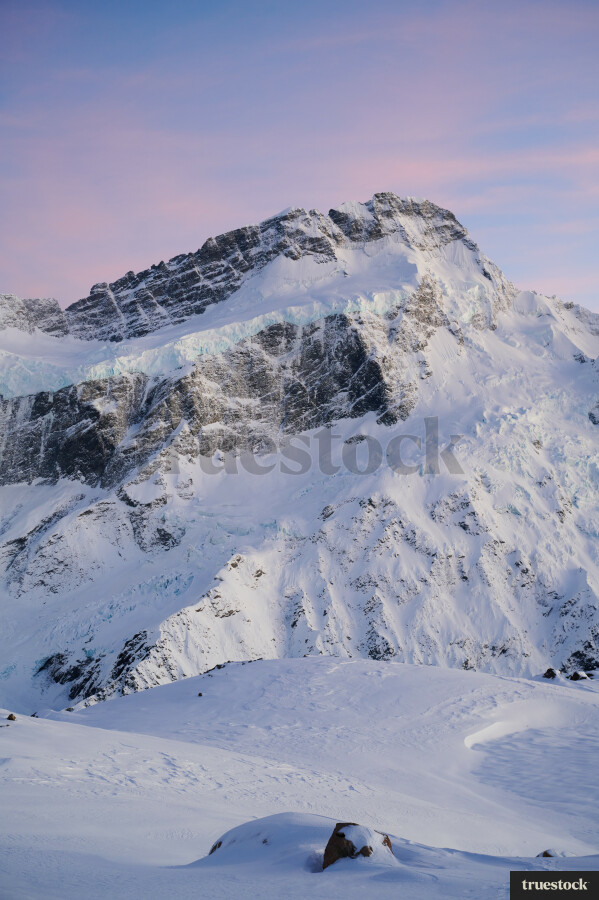 Snowy Mountain Landscape