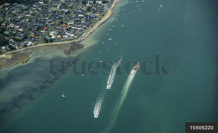 Aerial View of Half Moon Bay