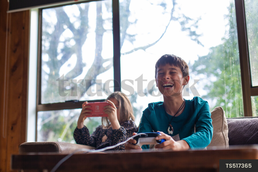 Kids Playing Video Games