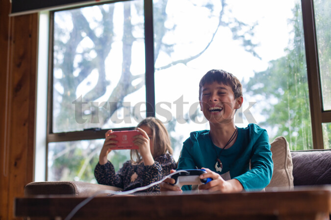 Kids Playing Video Games