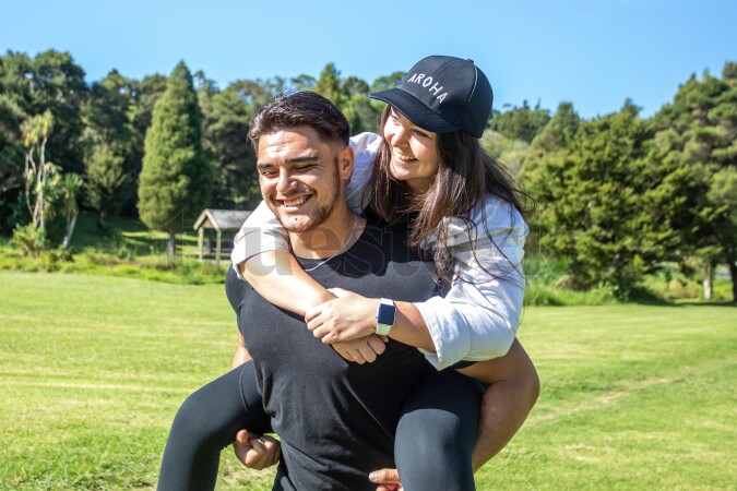 Piggy Back in Park