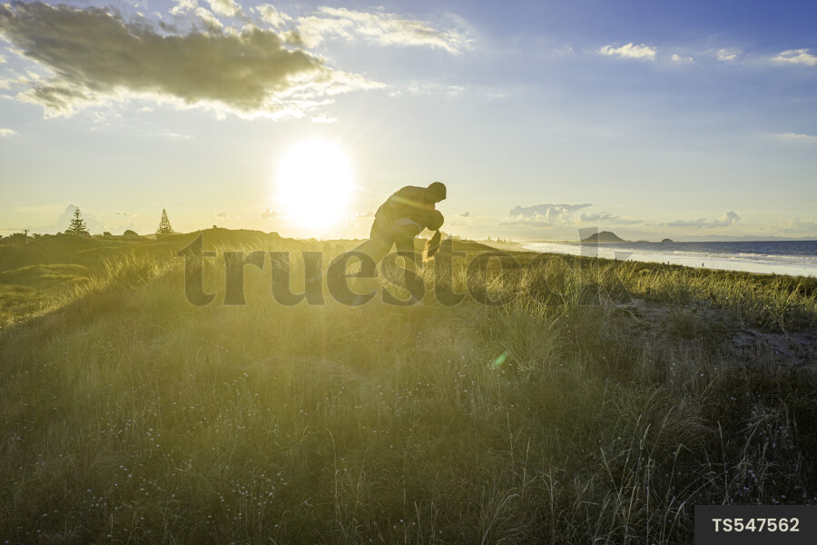 Couple by Beach