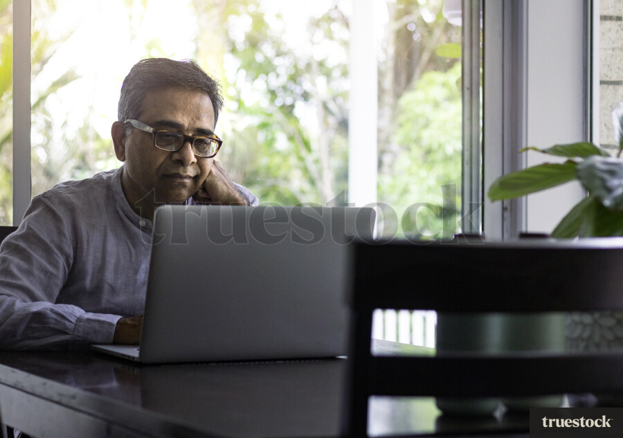 Man working from home