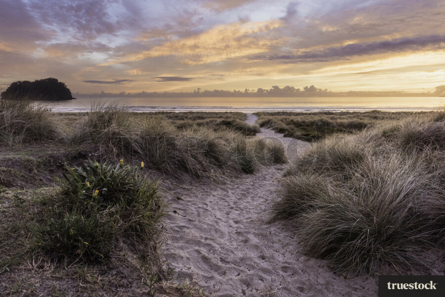 Mt Maunganui at Sunset