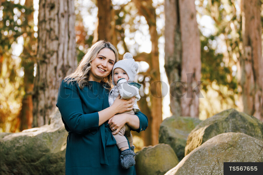 Portrait of Mother and Kid