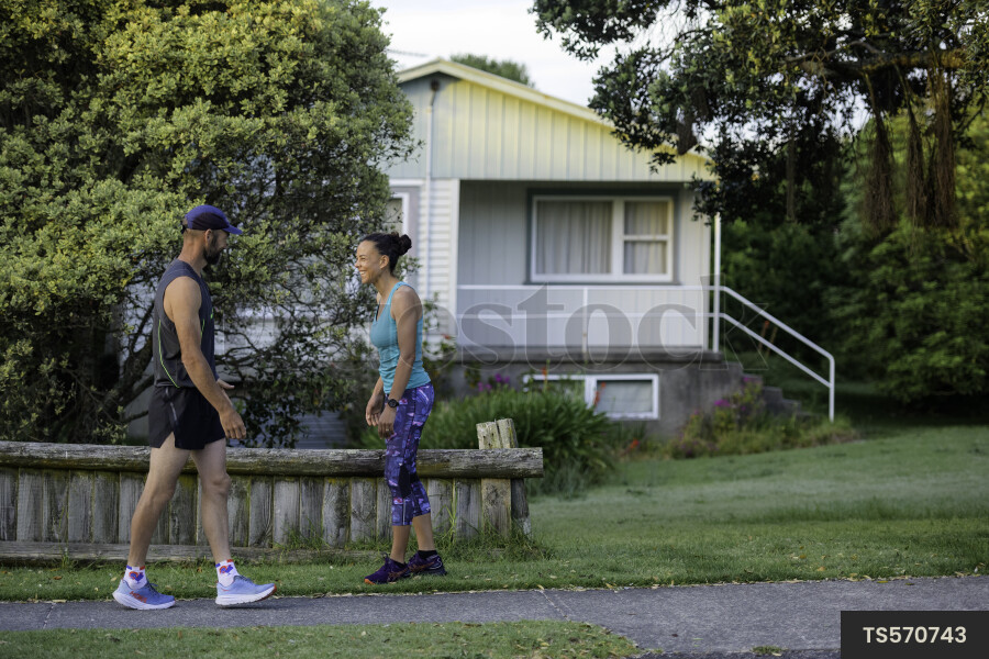 Couple Exercising
