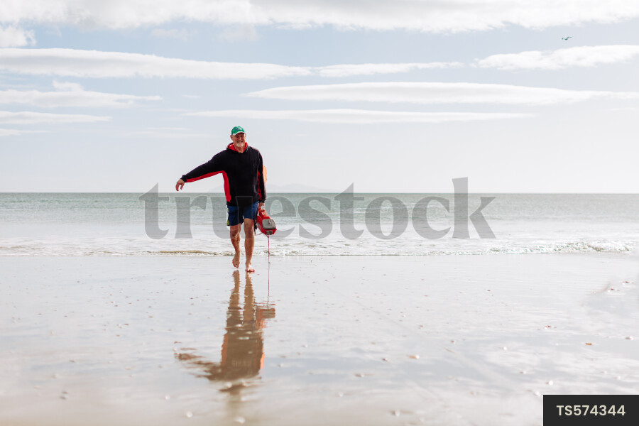 Longline Fishing at Beach