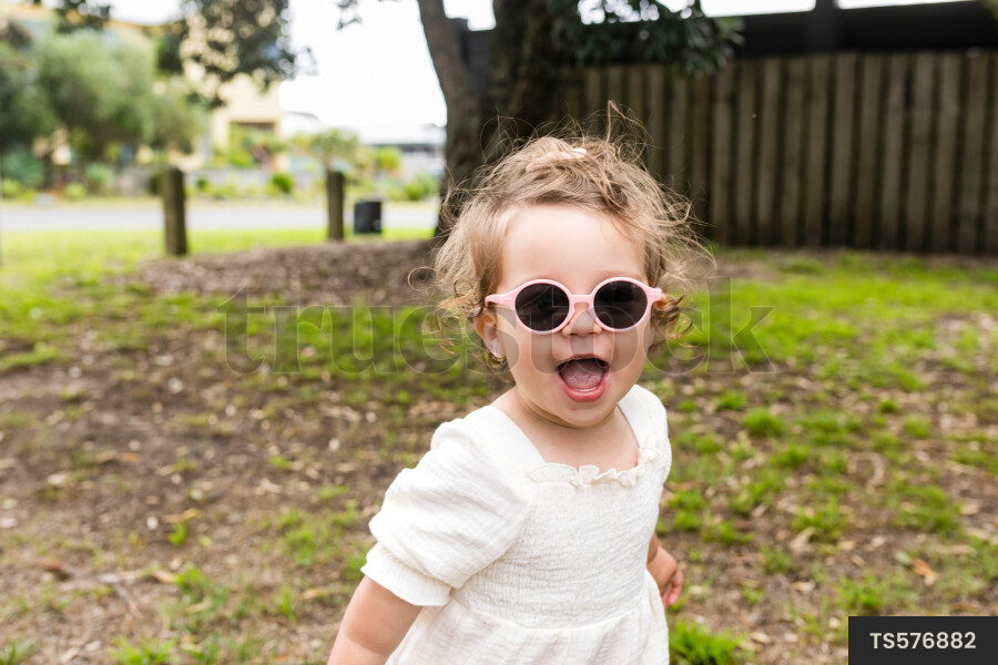 Girl with sunglasses