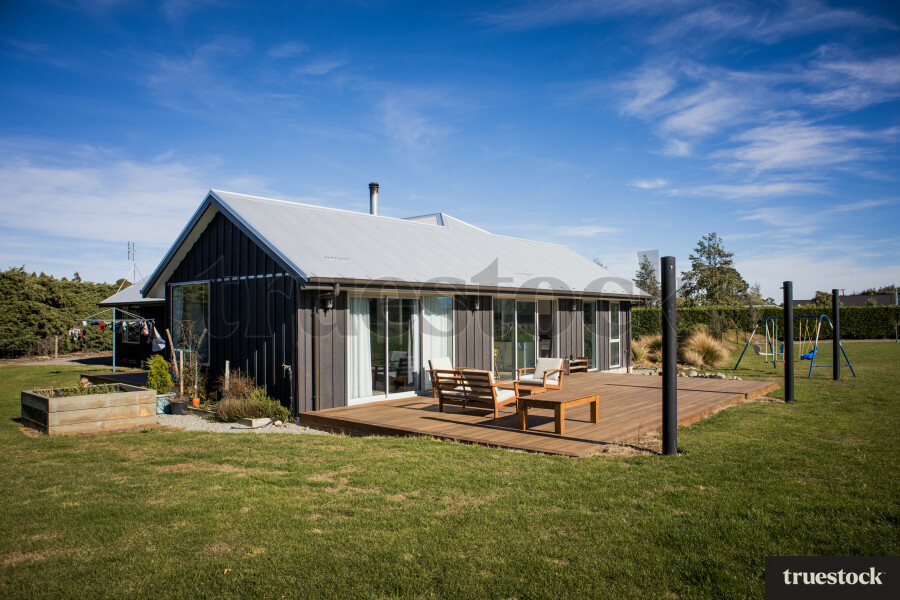Exterior of modern house