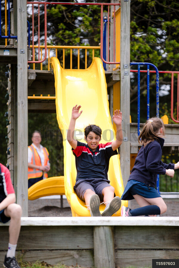 Kids Playing on Playground