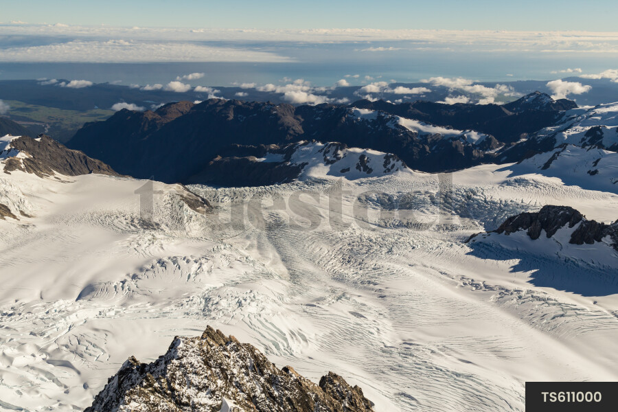 Aerial view of Aoraki Mount Cook