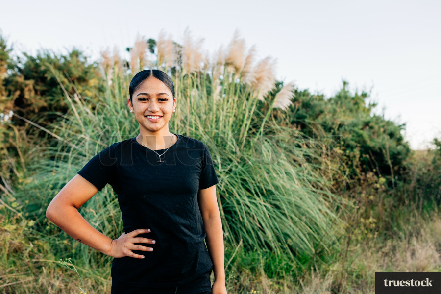 Portrait of Maori Girl