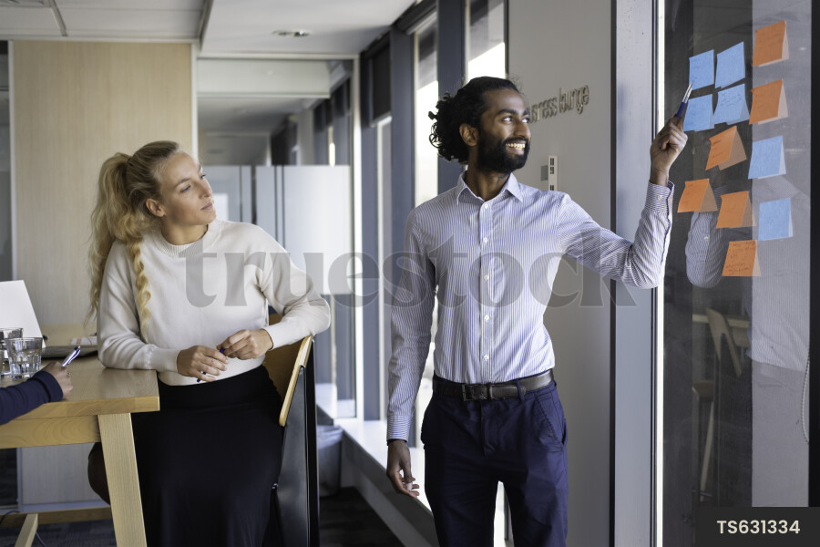 Man Giving Presentation at Work