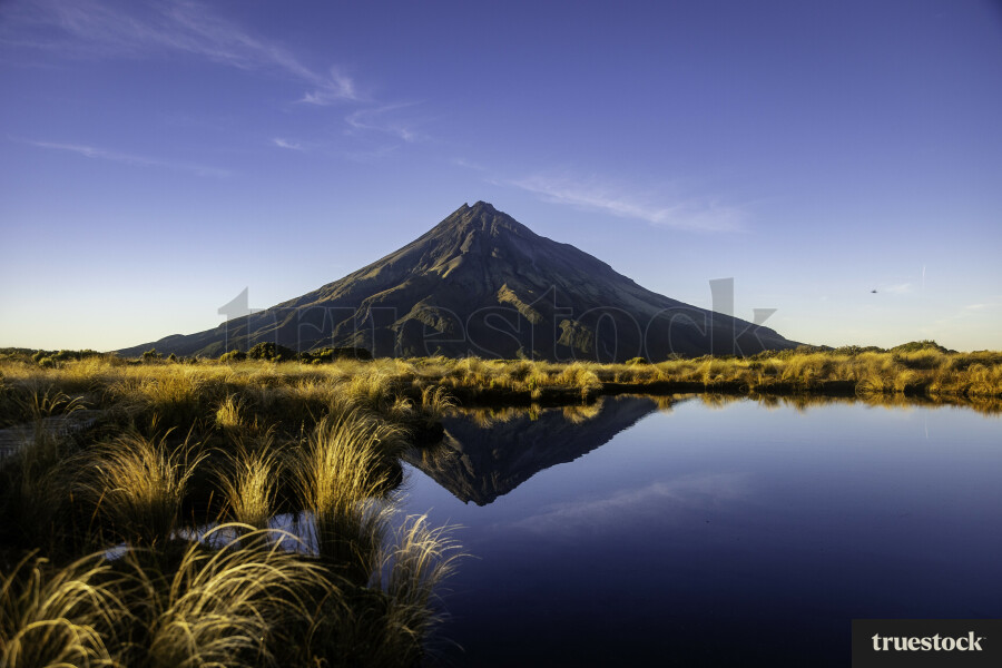 Mount Taranaki at Sunset