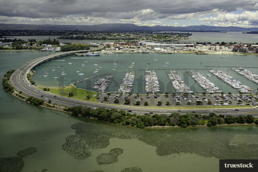 Aerial of Tauranga / Mount Maunganui
