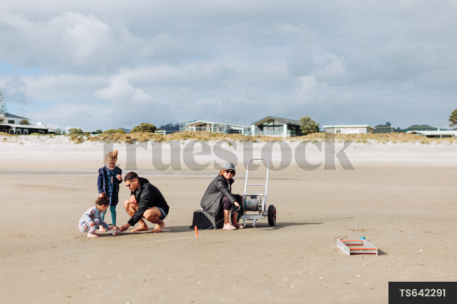 Longline Fishing at Beach