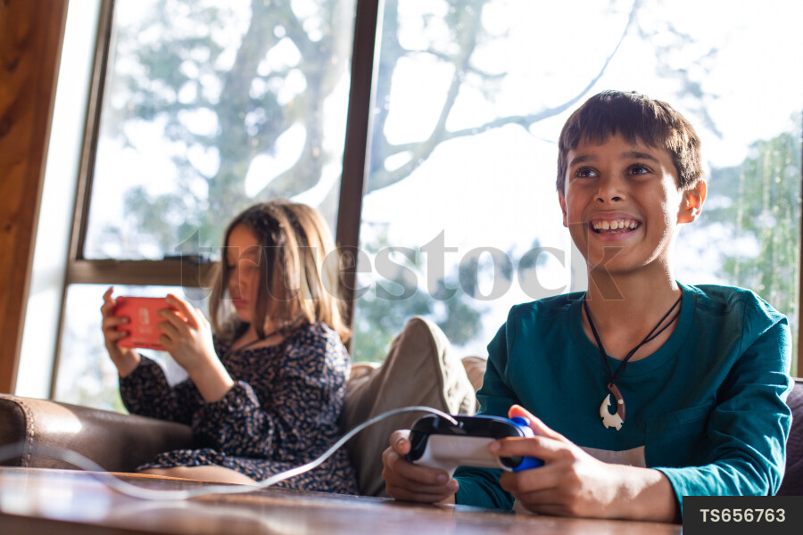 Kids Playing Video Games