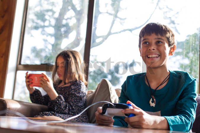 Kids Playing Video Games