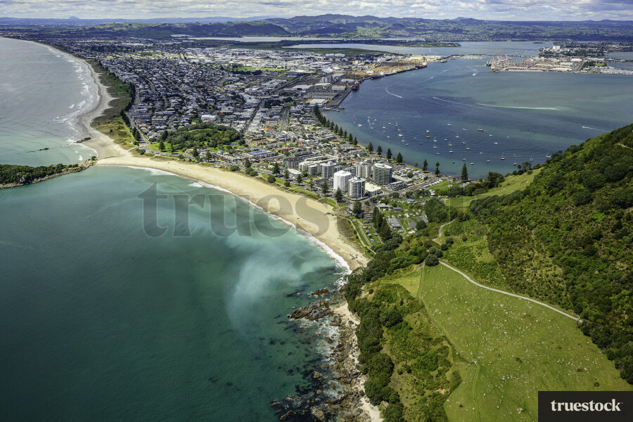 Aerial View of Mt Maunganui