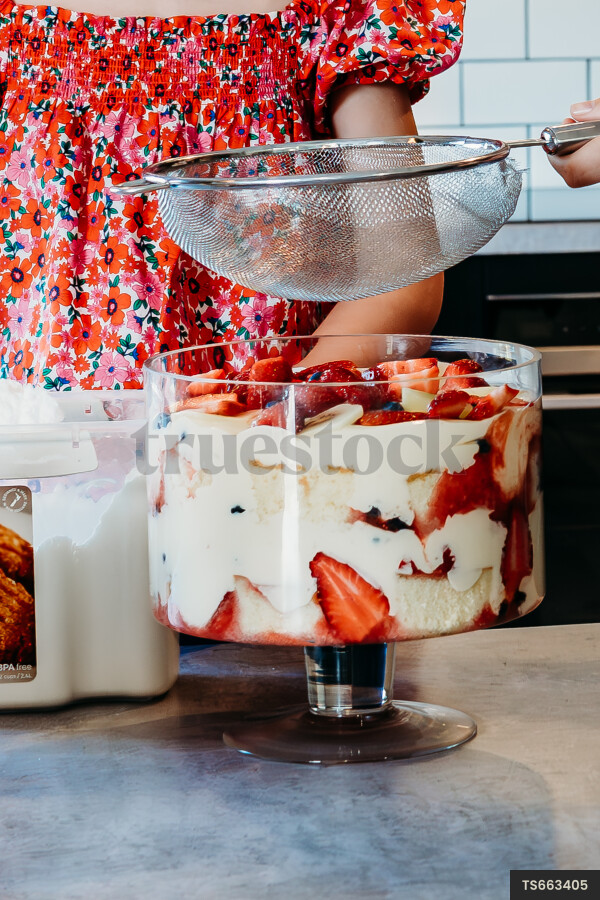Family Fun Making Trifle