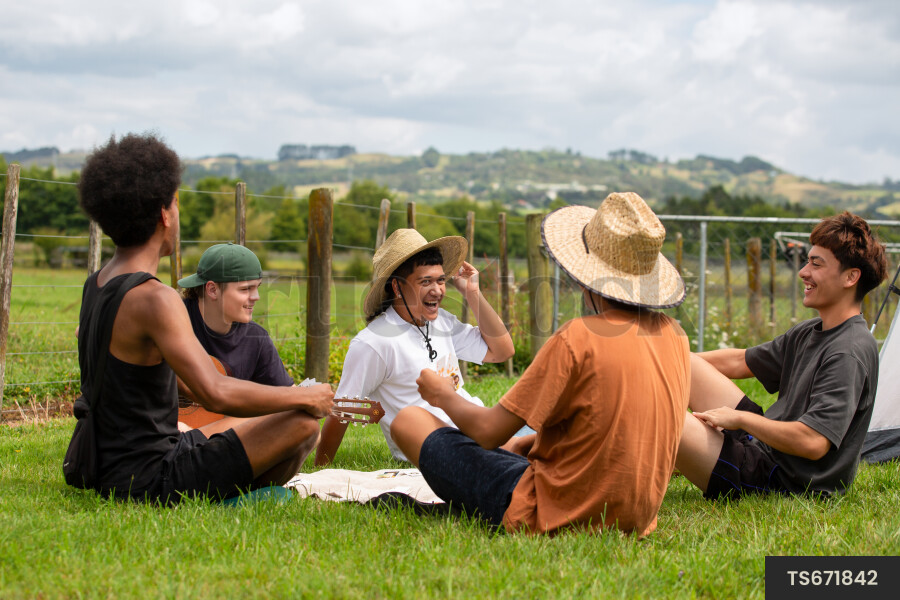 Kids in Paddock