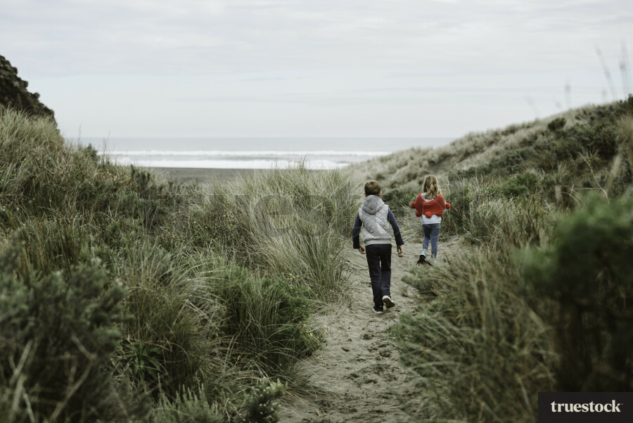 Walking to the Beach
