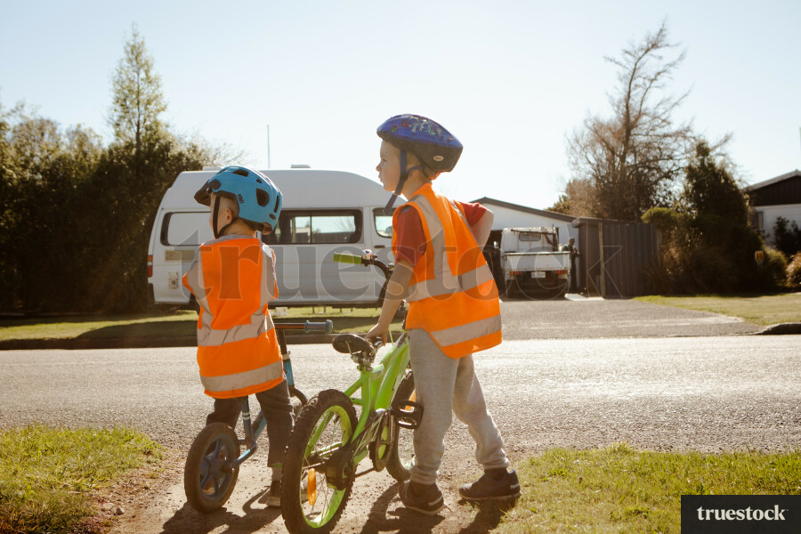 Children playing outdoors