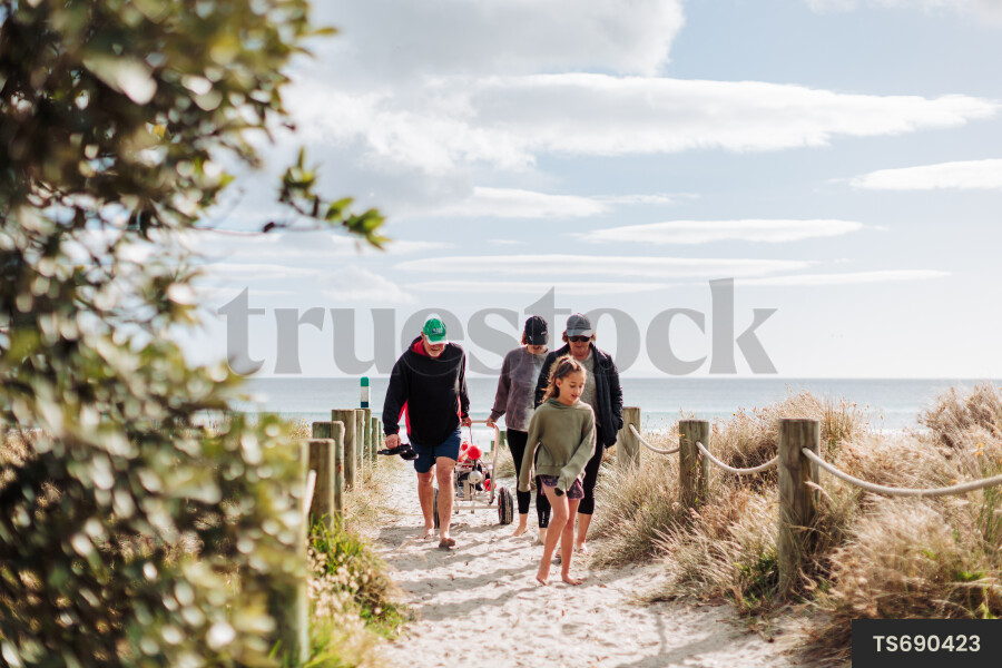 Longline Fishing at Beach