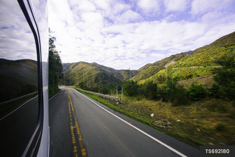 Landscape from Car Window