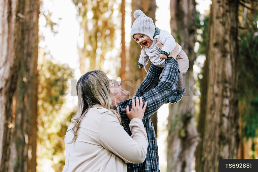 Family in Park