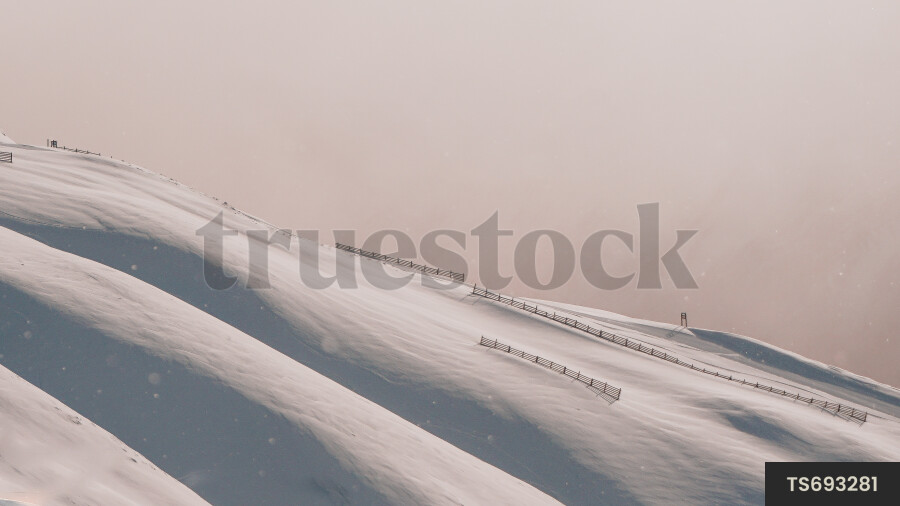 Ski field in Mount Aspiring National Park