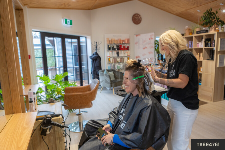 Woman at Salon