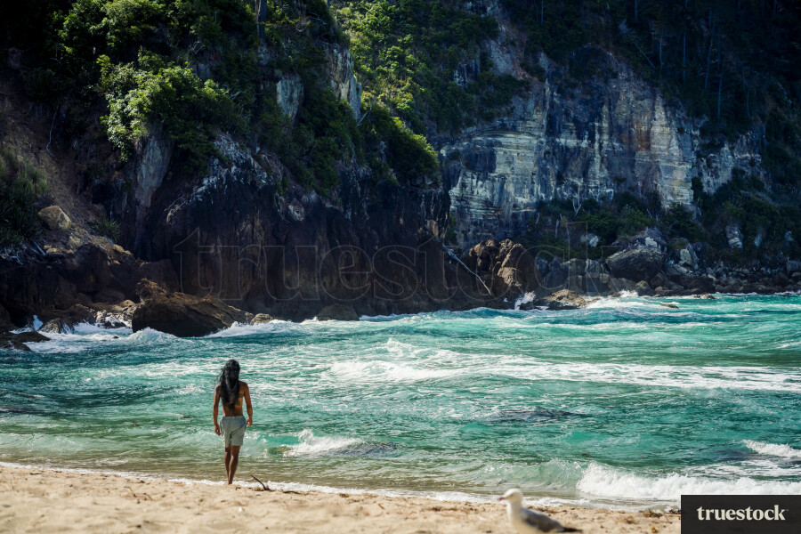 Relaxing at Pokohino Beach