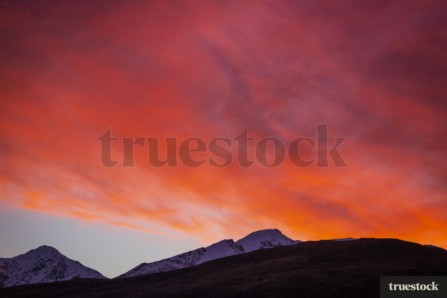 Queenstown Sunset Landscape