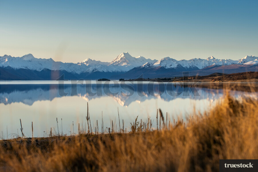 Southern Alps and Lake Pukaki